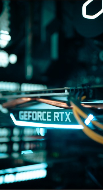 NVIDIA GTC style stage announcing new AI models